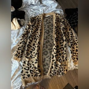 Bluenotes Cheetah Cardigan